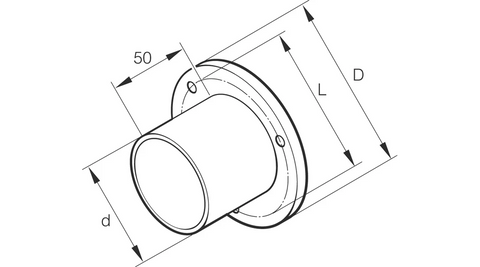 HOSE FLANGE 60MM