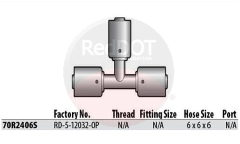 Red Dot AC 3 Way Tee Splicer Fittings