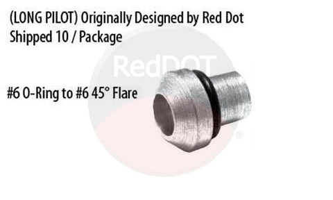 Red Dot AC 45 Degree Flare Adapters
