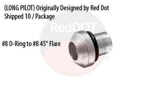Red Dot AC 45 Degree Flare Adapters