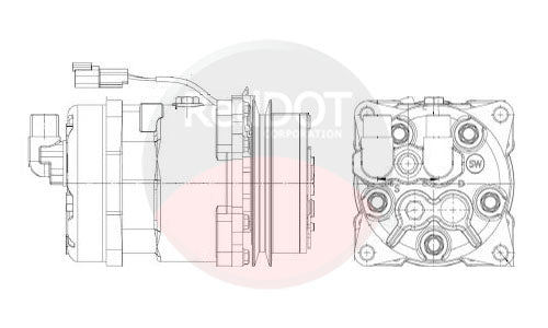 Compressor 75R91352Q