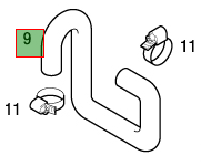 Molded Hose 252526800102